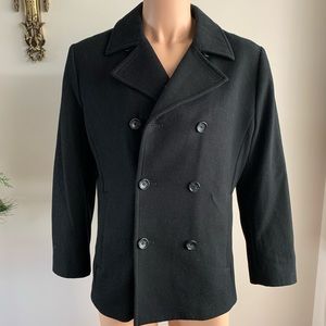 Black Express peacoat. Previously loved. Non-smoker.